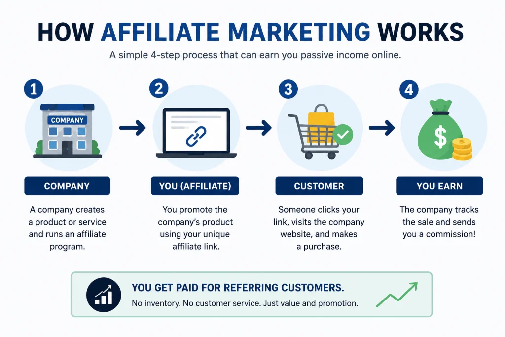 How Affiliate Marketing Works